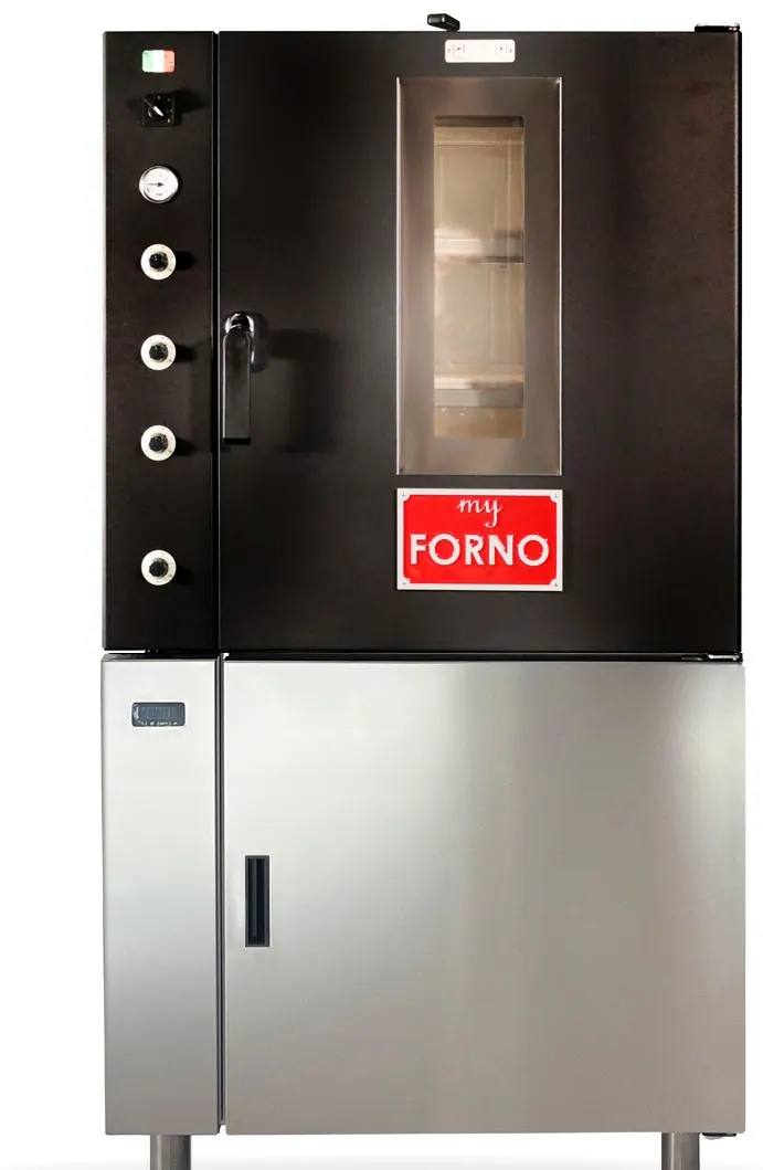 The Single Phase standing on a closed stainless steel cabinet